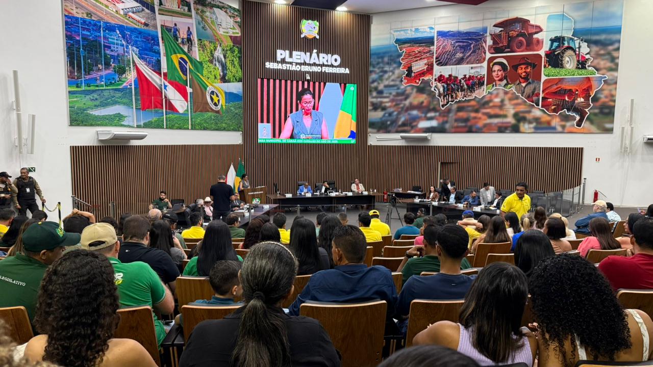 Câmara aprecia LDO de 2027 e denominação de rua na última sessão ordinária do semestre
