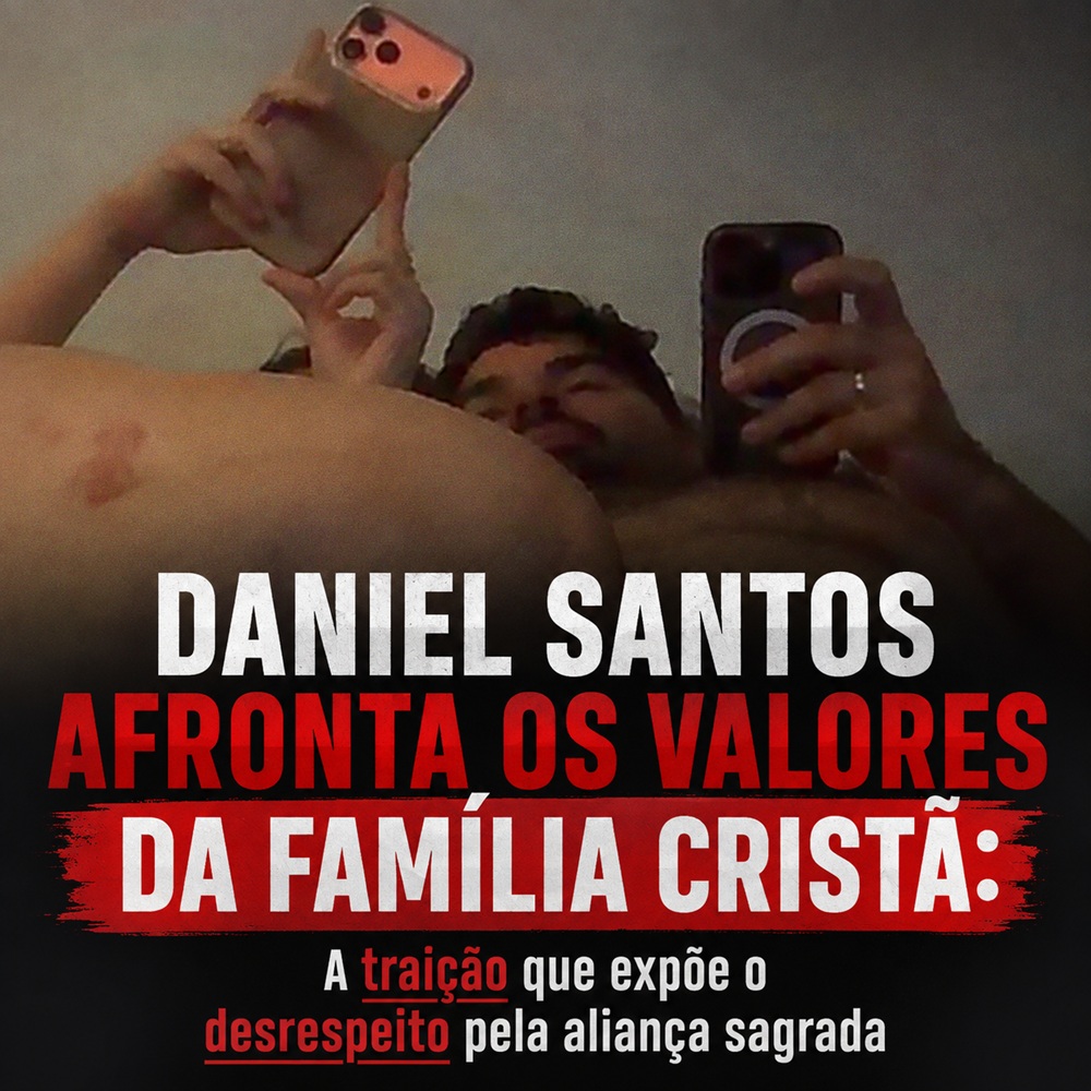 DANIEL SANTOS AFRONTA OS VALORES DA FAMÍLIA CRISTÃ: A traição que expõe o desrespeito pela aliança sagrada