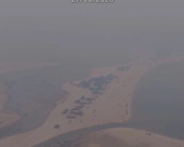 Alter do Chão fica encoberta por fumaça de queimadas no oeste do Pará