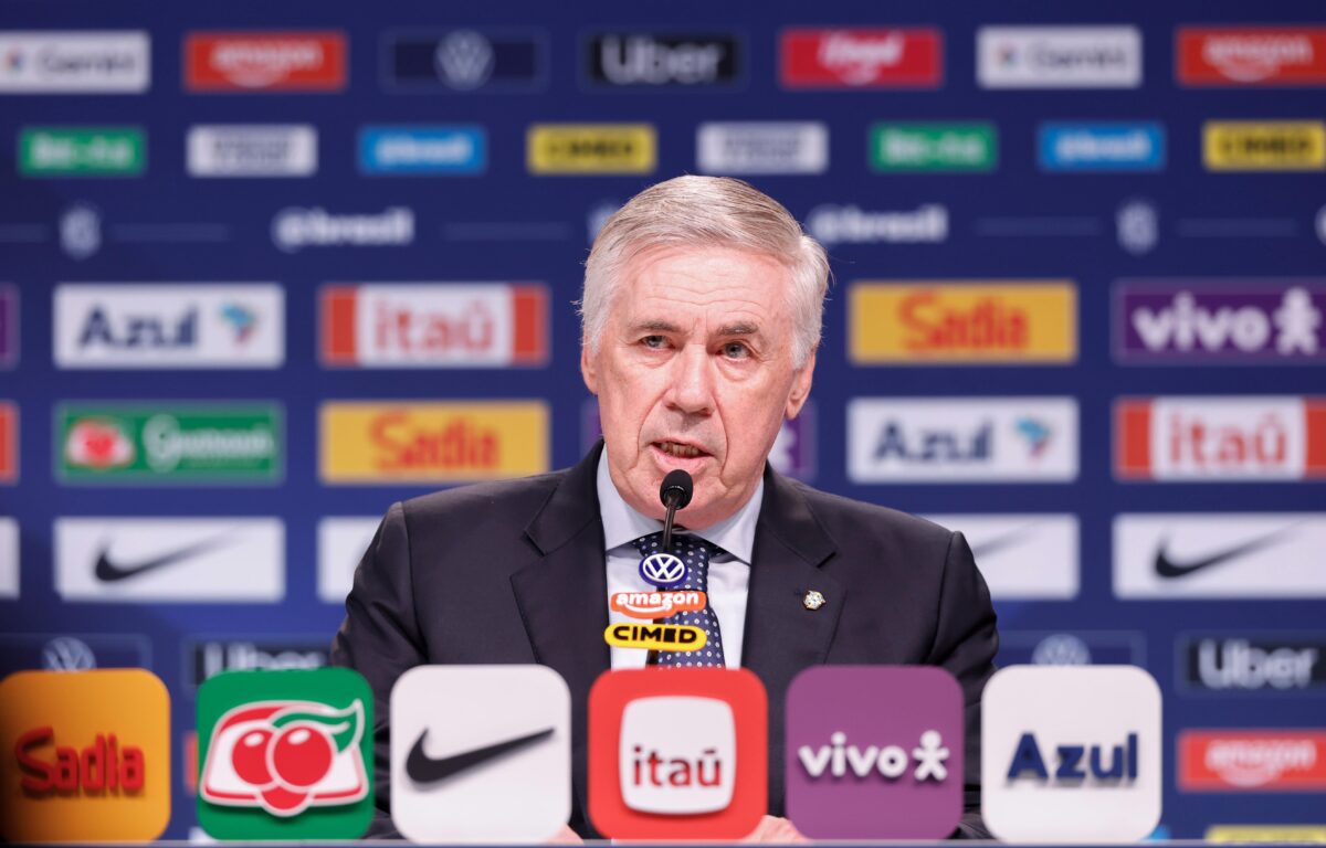 Carlo Ancelotti convoca seleção com jovem do Corinthians e mais quatro estreantes