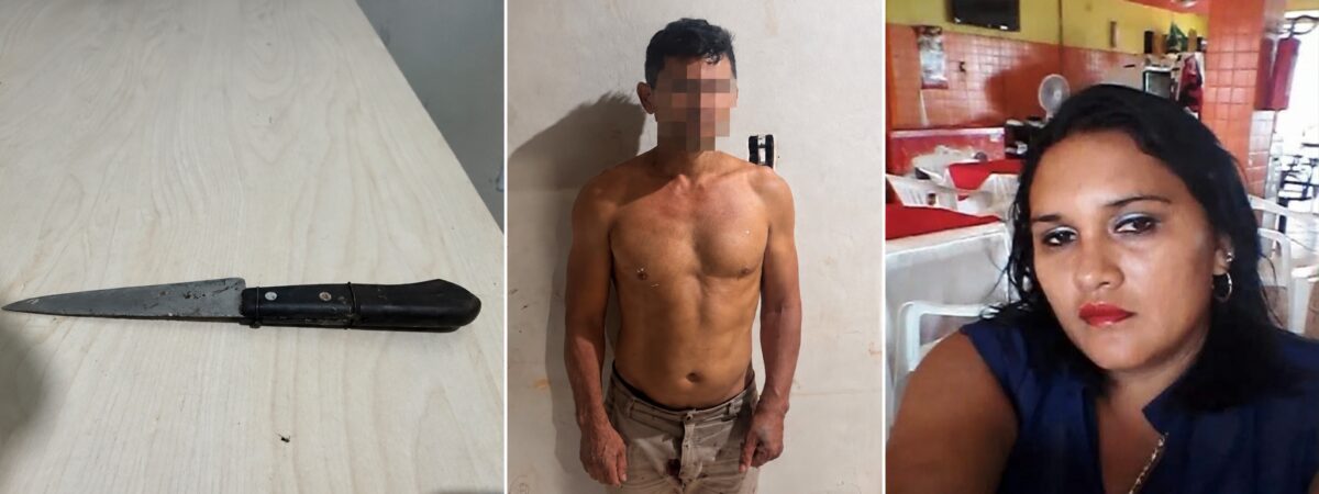 Curionópolis: mulher é assassinada a facadas e companheiro acaba preso