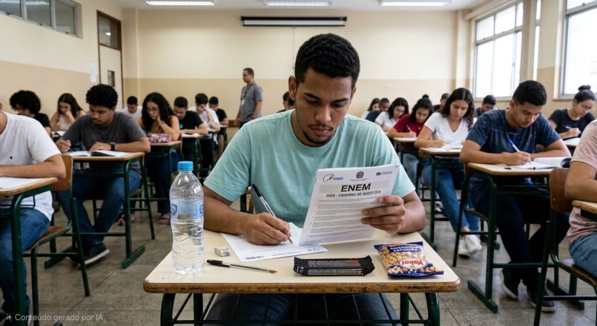 Enem 2026: saiba o que comer e beber para evitar mal-estar na prova