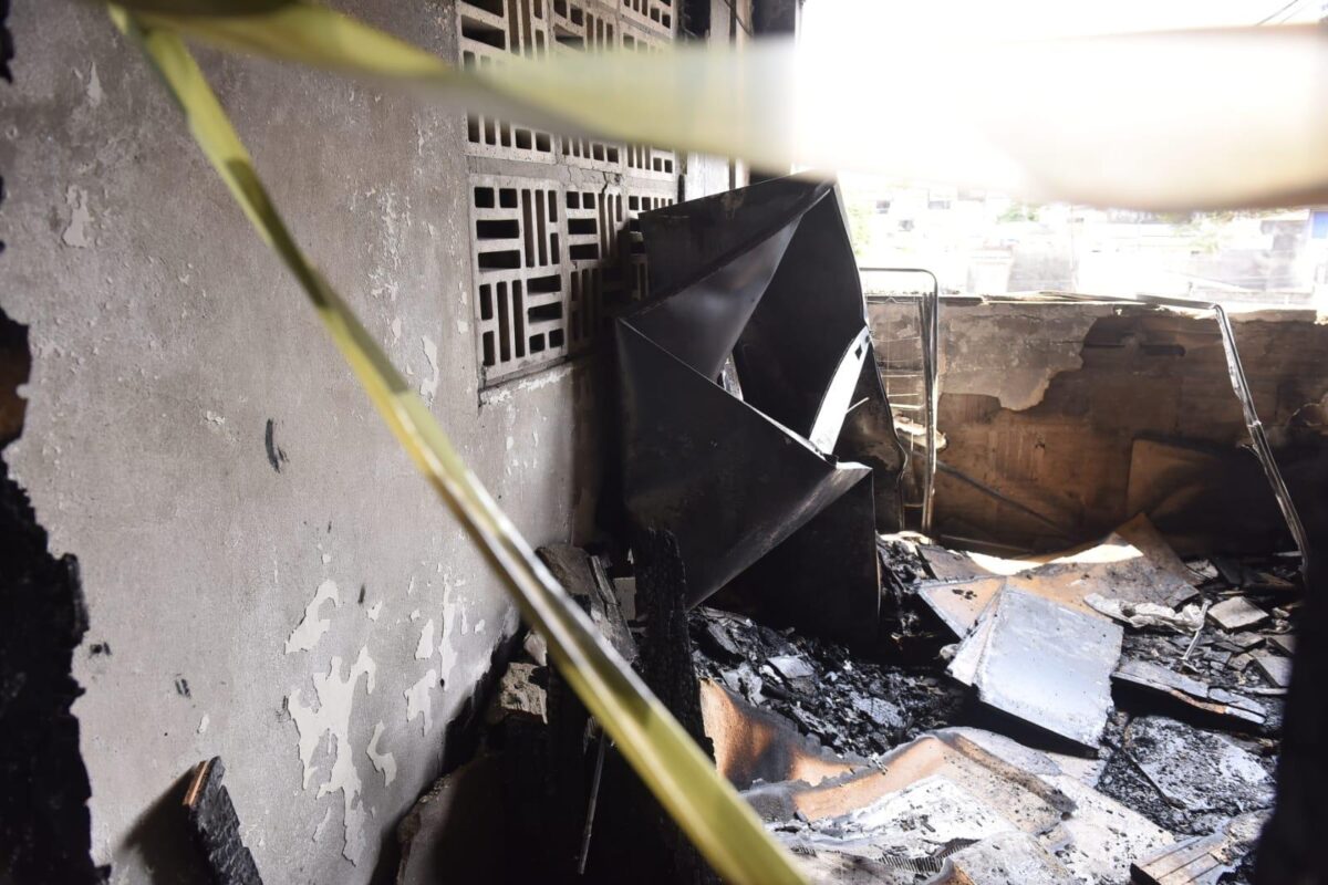 Gato e cobra de estimação morrem em incêndio de kitnet em Belém