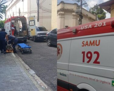 Homem em situação de rua é esfaqueado no pescoço na Batista Campos