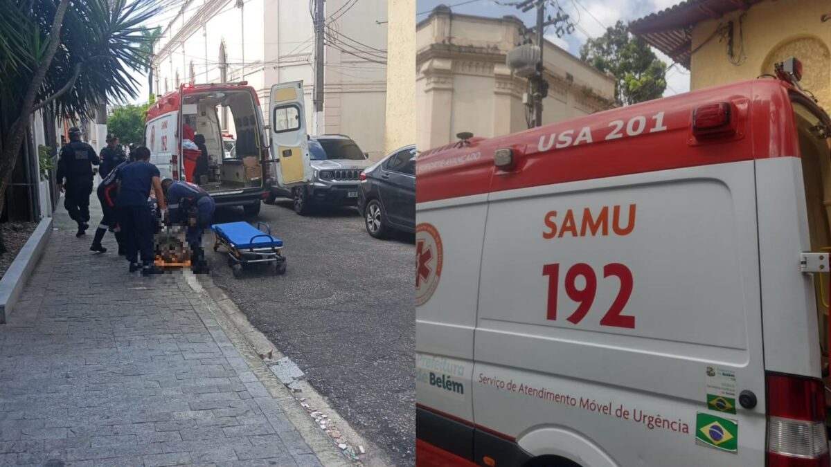 Homem em situação de rua é esfaqueado no pescoço na Batista Campos