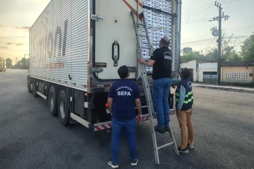 Sefa apreende oito toneladas de uvas com cadastro irregular no Nordeste do Pará