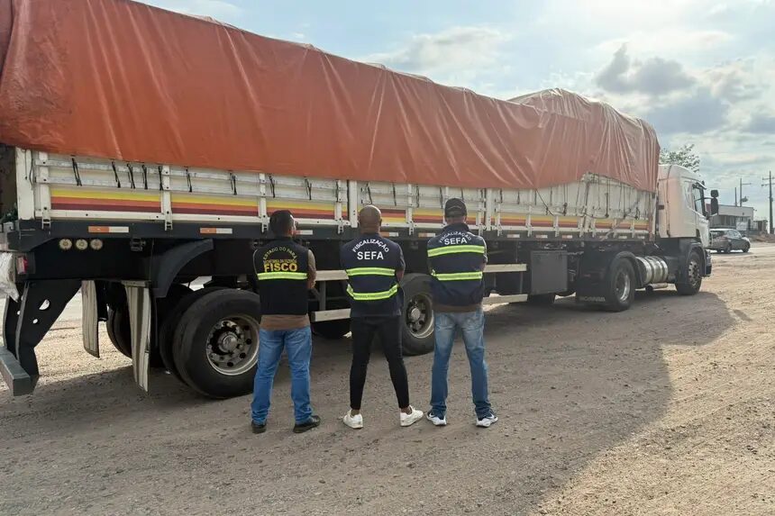 Sefa apreende tubos de cobre e toneladas de sacolas plásticas no interior do Pará