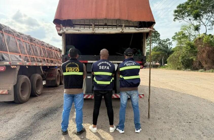 Sefa apreende tubos de cobre e sacolas plásticas irregulares no Pará